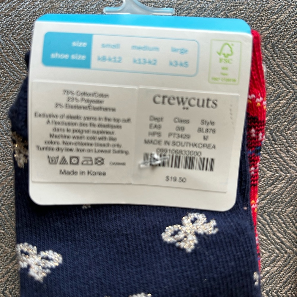 Brand New HolidayGirls Crewcut Socks! - Picture 5 of 7